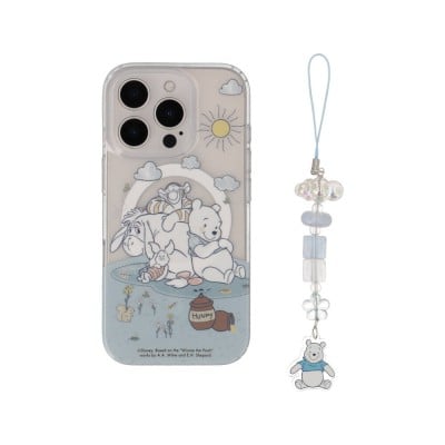 Blue Box x Winnie the Pooh เคส Blue Box iPhone 16 Pro Winnie & Friends with Magsafe