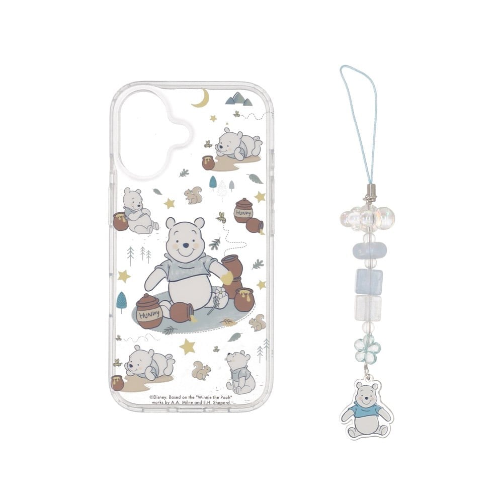 Blue Box x Winnie the Pooh เคส iPhone 16 Winnie with Honey jars