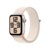 Apple Watch SE GPS 40mm Starlight Aluminium Case with Starlight Sport Loop - 2nd Gen (New)