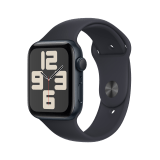 Apple Watch SE GPS 44mm Midnight Aluminium Case with Midnight Sport Band - S/M - 2nd Gen (New)