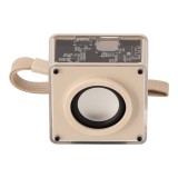 ลำโพงบลูทูธ QPLUS Mini Cute Cube Cream