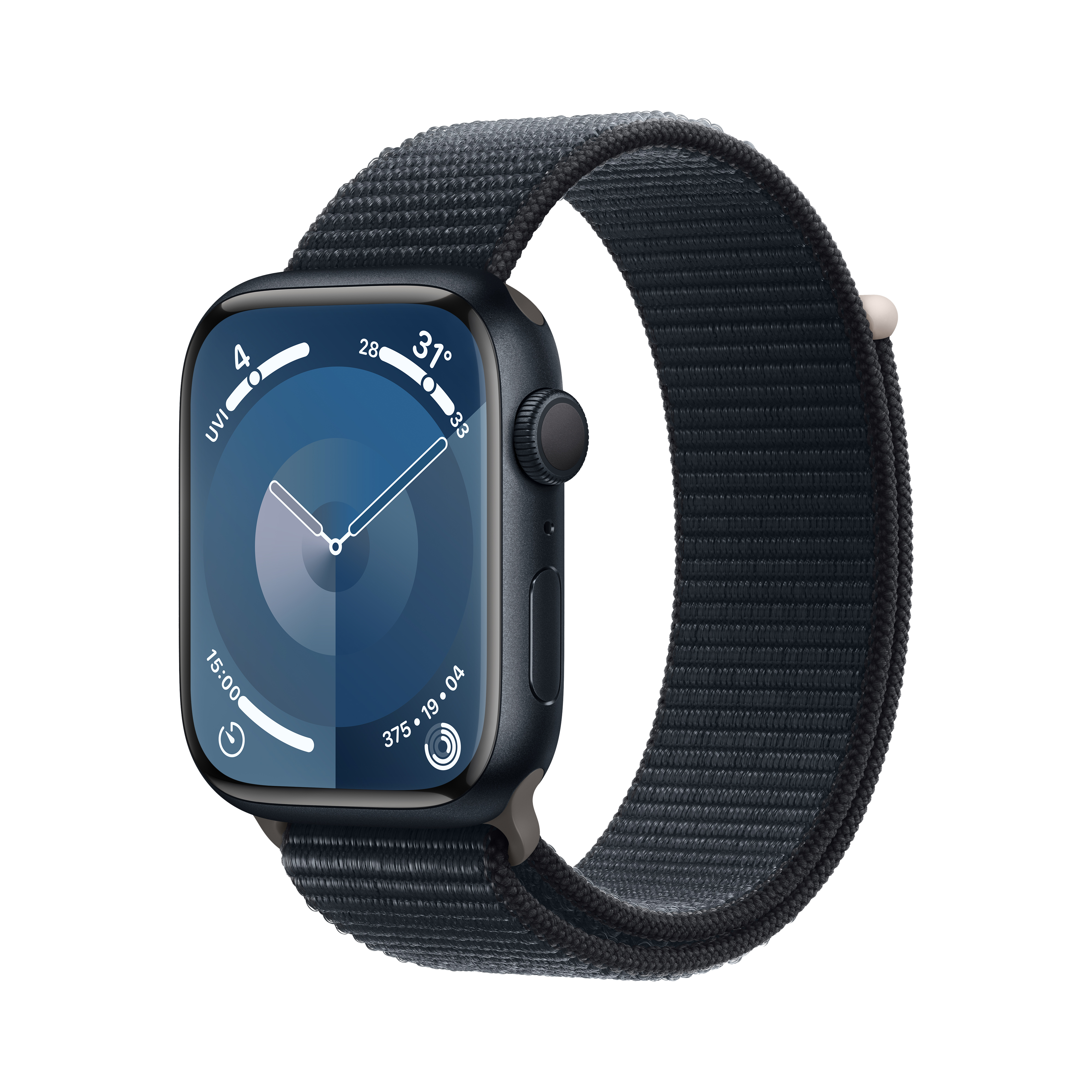 Apple Watch Series 9 GPS 45mm Midnight Aluminium Case with Midnight Sport Loop