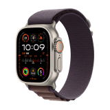 Apple Watch Ultra 2 GPS + Cellular 49mm Titanium Case with Indigo Alpine Loop - Small