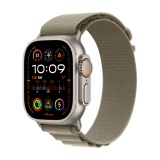 Apple Watch Ultra 2 GPS + Cellular 49mm Titanium Case with Olive Alpine Loop - Large