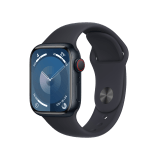 Apple Watch Series  9 GPS + Cellular 41mm Midnight Aluminium Case with Midnight Sport Band - M/L