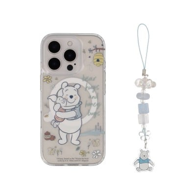 Blue Box x Winnie the Pooh เคส Blue Box iPhone 16 Pro Bear hugs and honey bugs