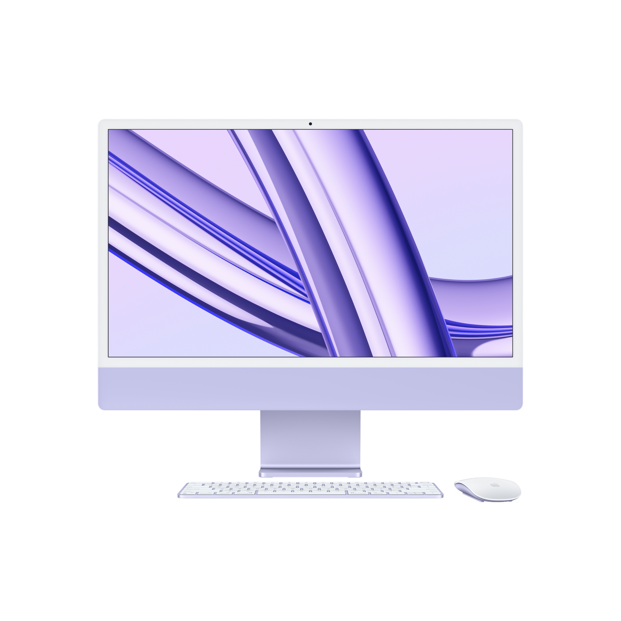 iMac 24" with Retina 4.5K display/M3 chip/8C CPU/10C GPU/8GB/512GB Purple (2023)