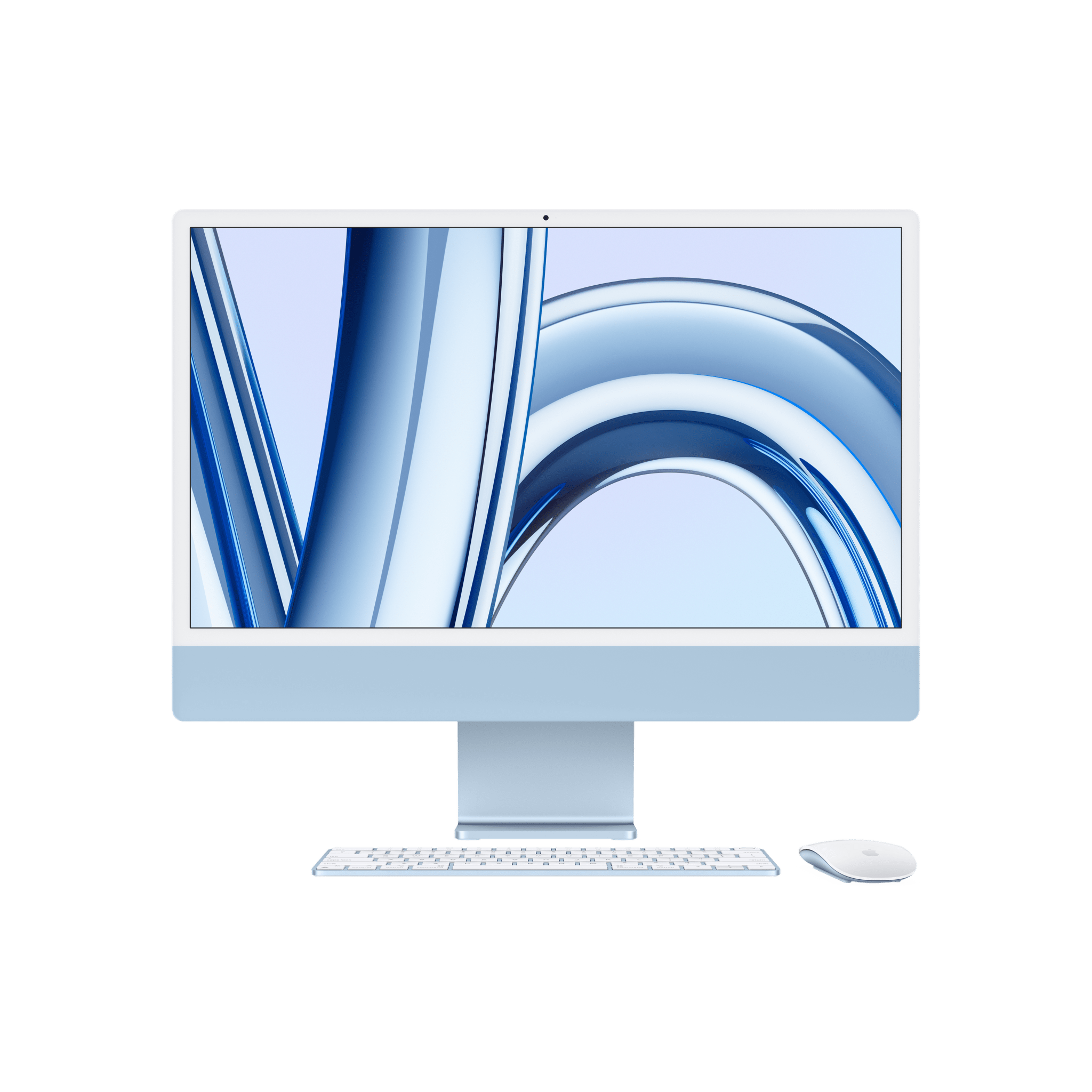 iMac 24" with Retina 4.5K display/M3 chip/8C CPU/8C GPU/8GB/256GB Blue (2023)