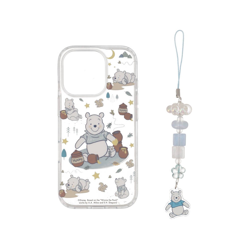 Blue Box x Winnie the Pooh เคส iPhone 16 Pro Winnie with Honey jars