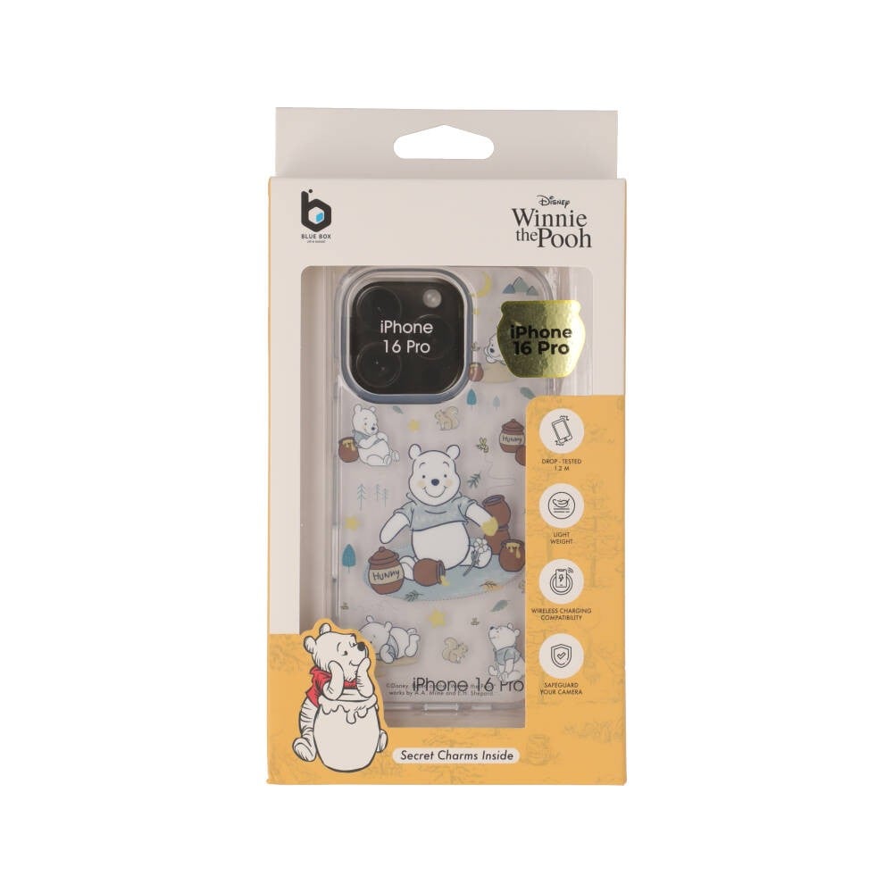 Blue Box x Winnie the Pooh เคส iPhone 16 Pro Winnie with Honey jars