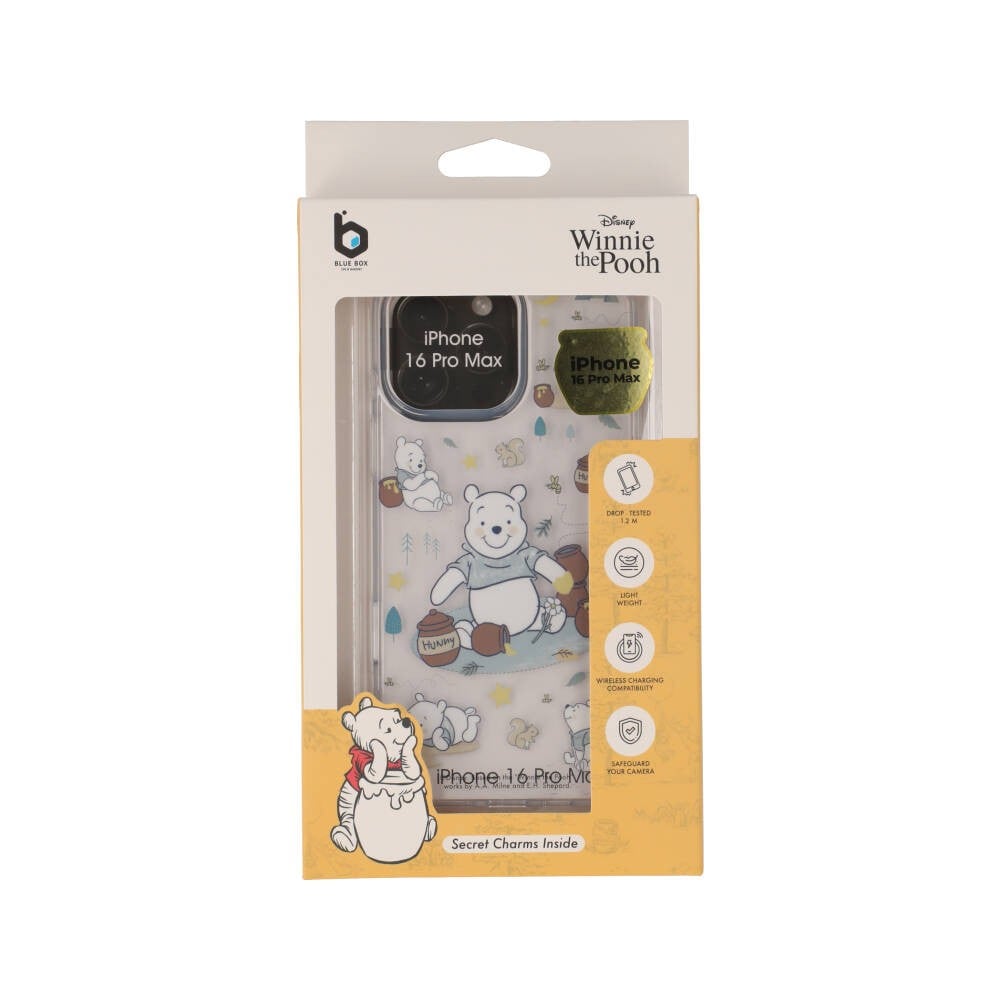 Blue Box x Winnie the Pooh เคส iPhone 16 Pro Max Winnie with Honey jars