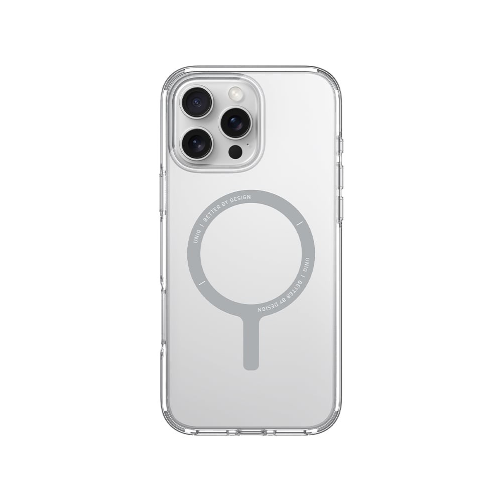 เคส Uniq iPhone 16 Pro Max Magclick Clario (ECO) Clear