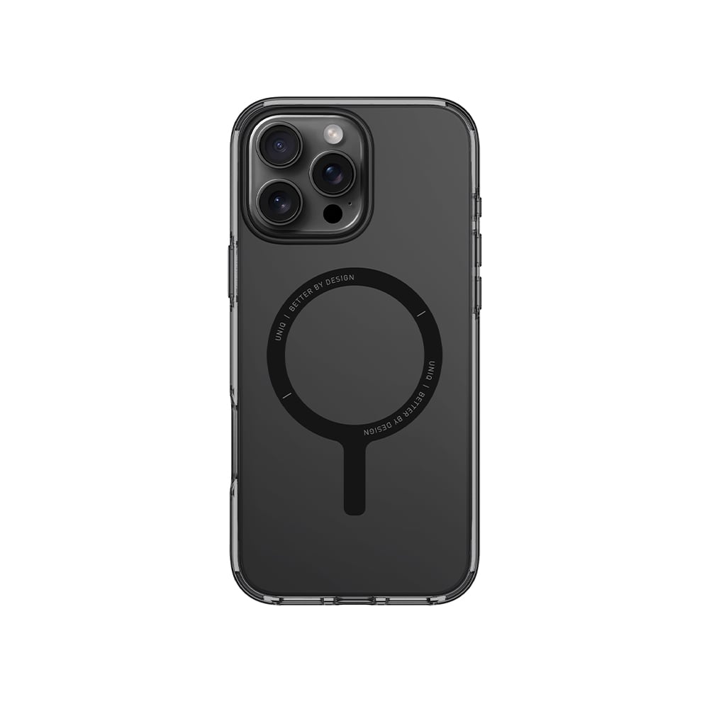 เคส Uniq iPhone 16 Pro Max Magclick Clario (ECO) Smoke