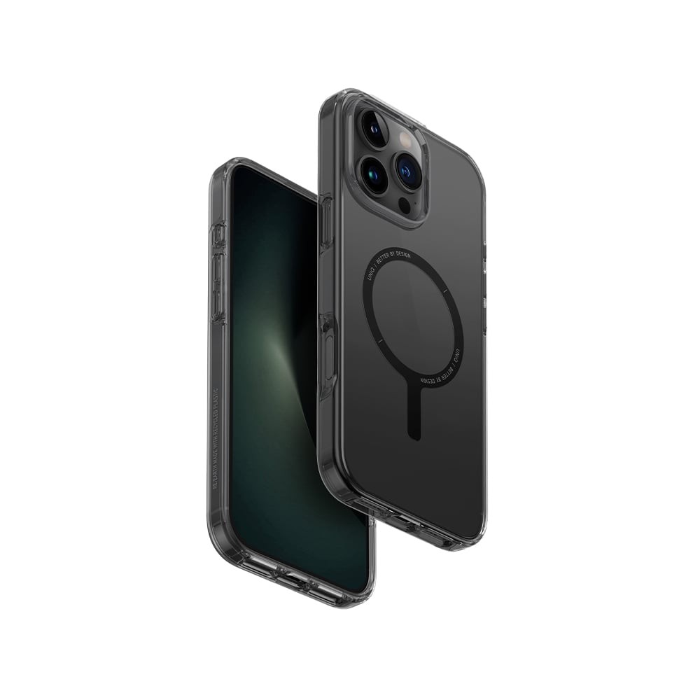 เคส Uniq iPhone 16 Pro Max Magclick Clario (ECO) Smoke