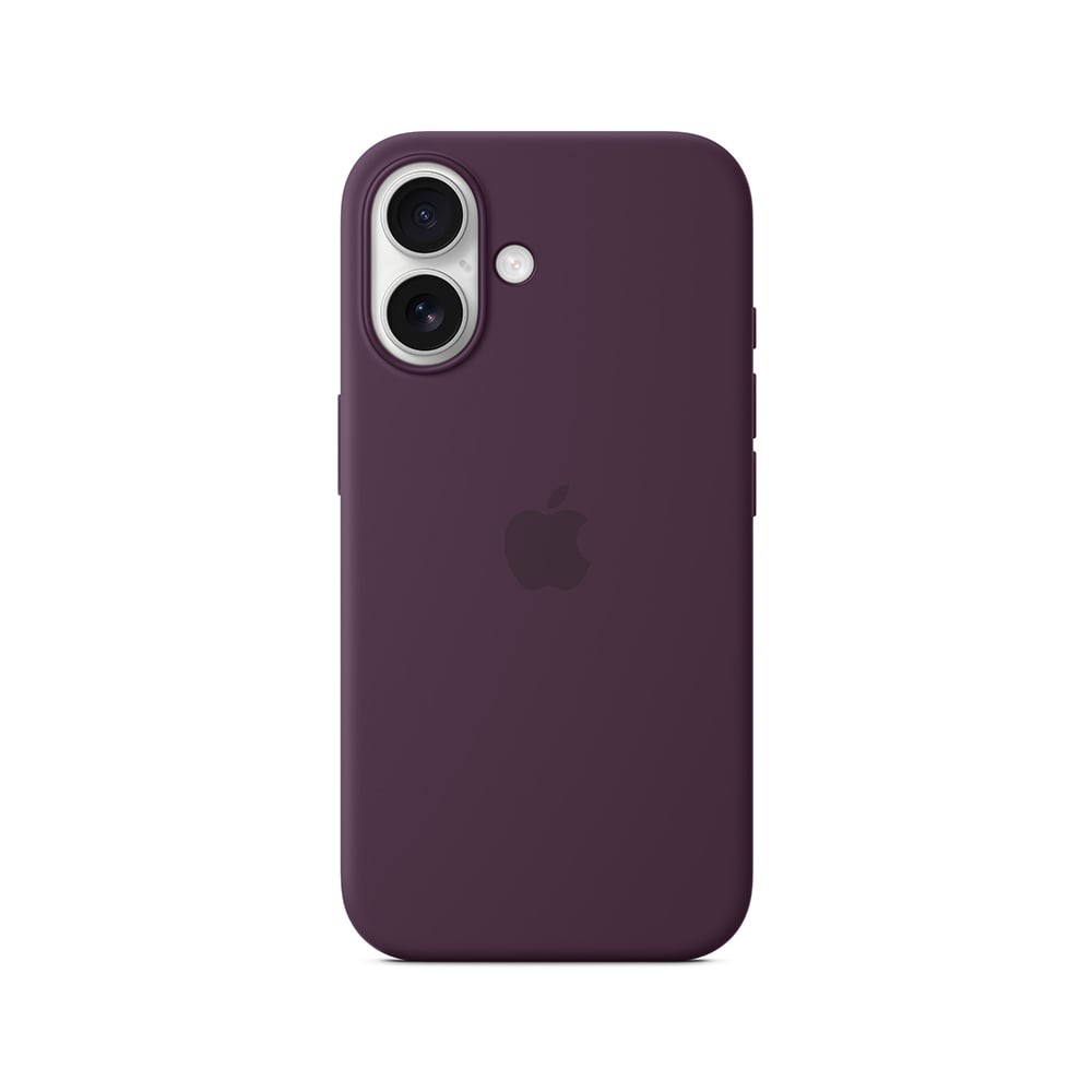 Apple iPhone 16 Silicone Case with MagSafe - Plum