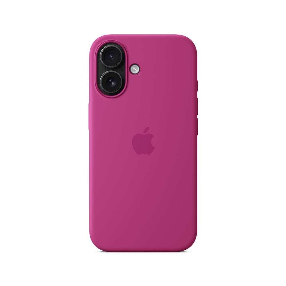 Apple iPhone 16 Silicone Case with MagSafe - Fuchsia