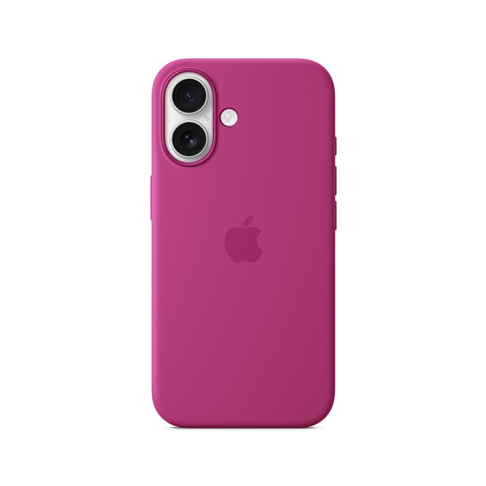 Apple iPhone 16 Silicone Case with MagSafe - Fuchsia
