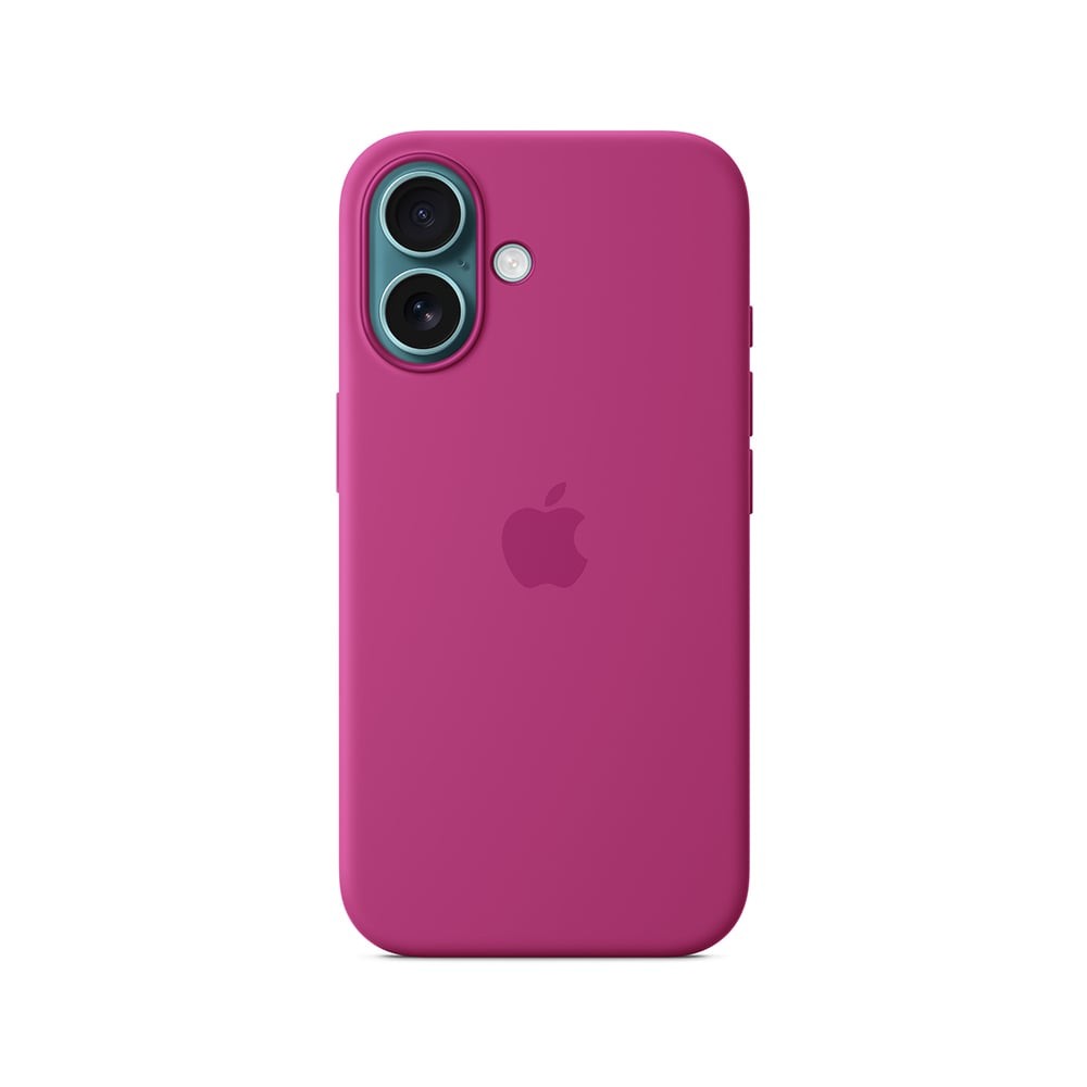 Apple iPhone 16 Silicone Case with MagSafe - Fuchsia