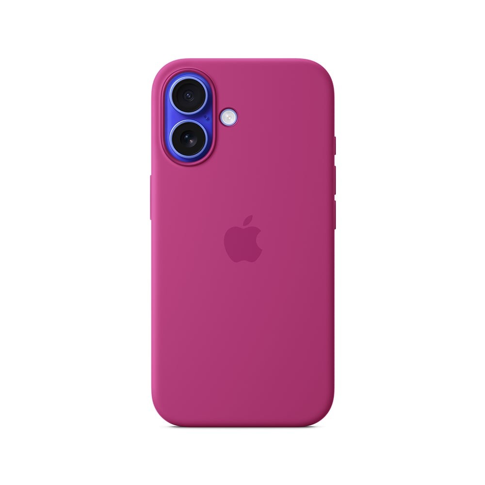 Apple iPhone 16 Silicone Case with MagSafe - Fuchsia
