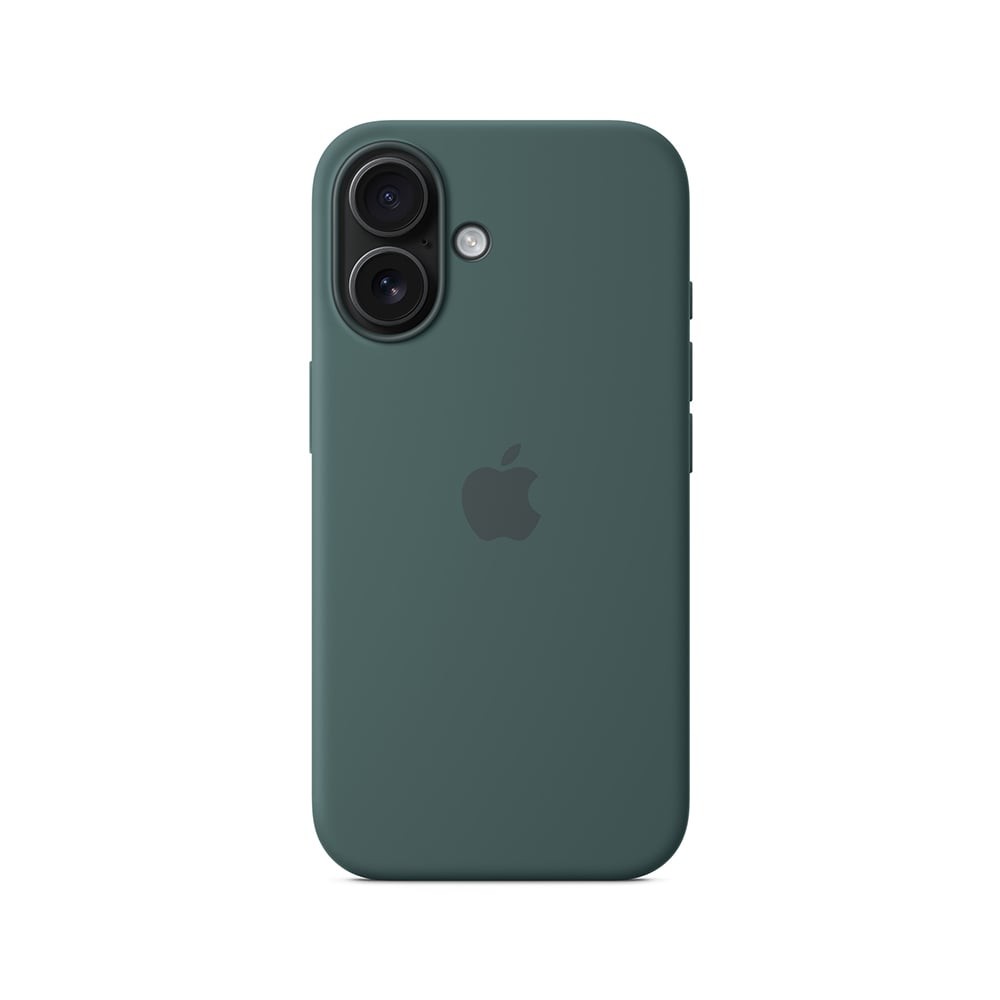 Apple iPhone 16 Silicone Case with MagSafe - Lake Green