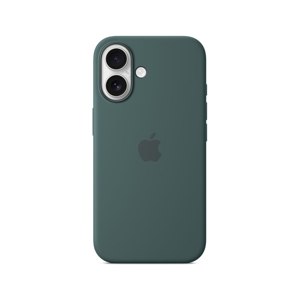 Apple iPhone 16 Silicone Case with MagSafe - Lake Green