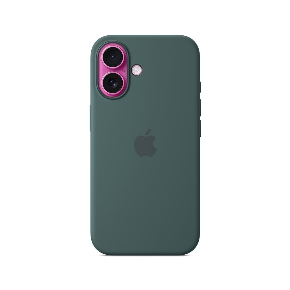 Apple iPhone 16 Silicone Case with MagSafe - Lake Green