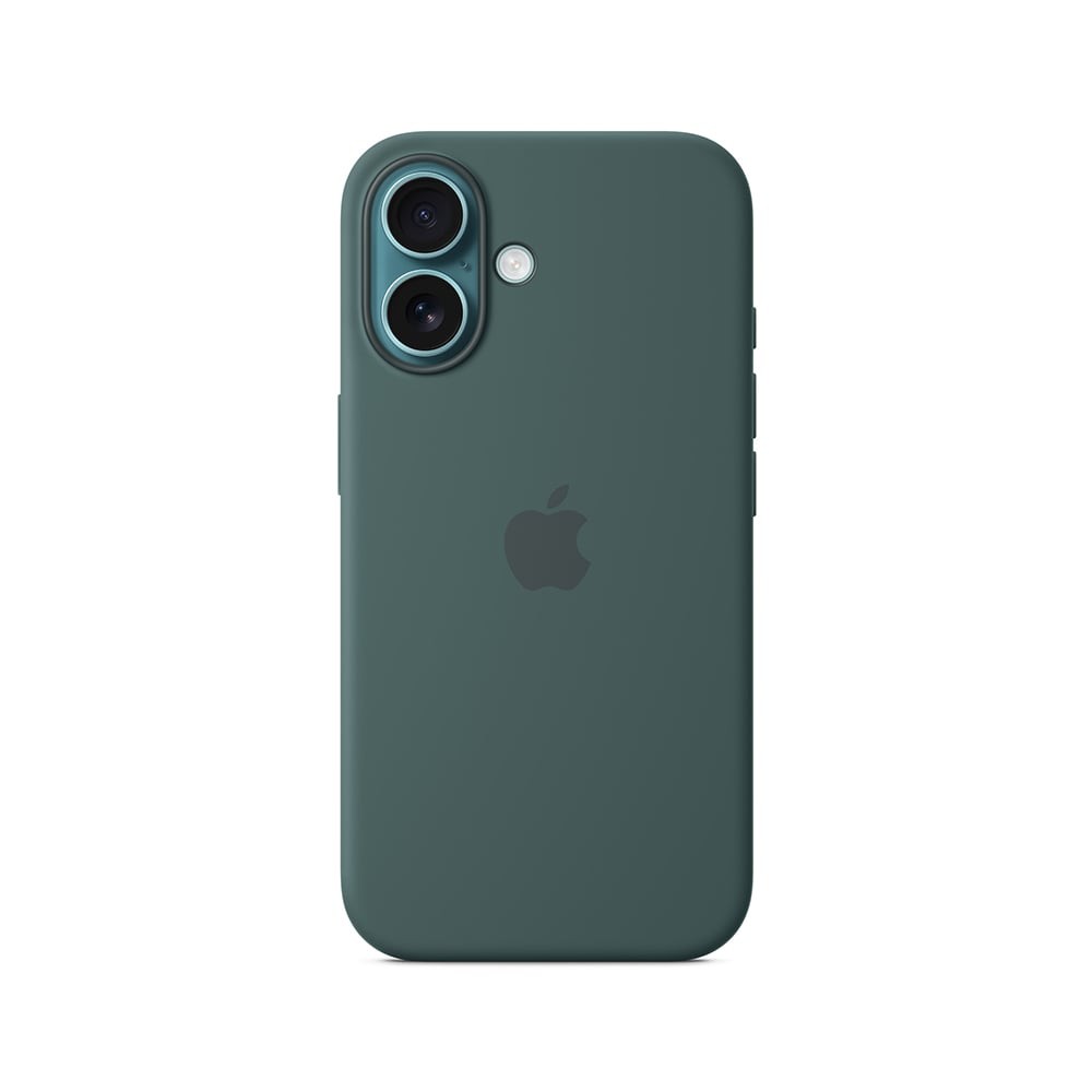 Apple iPhone 16 Silicone Case with MagSafe - Lake Green