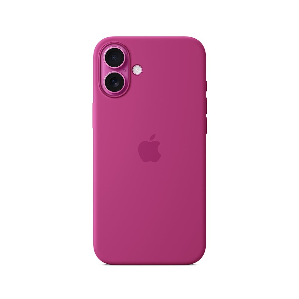 Apple iPhone 16 Plus Silicone Case with MagSafe - Fuchsia