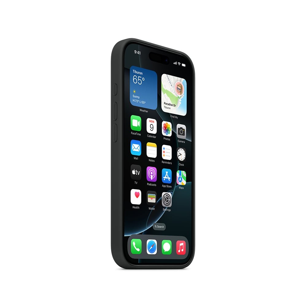 Apple iPhone 16 Pro Silicone Case with MagSafe - Black
