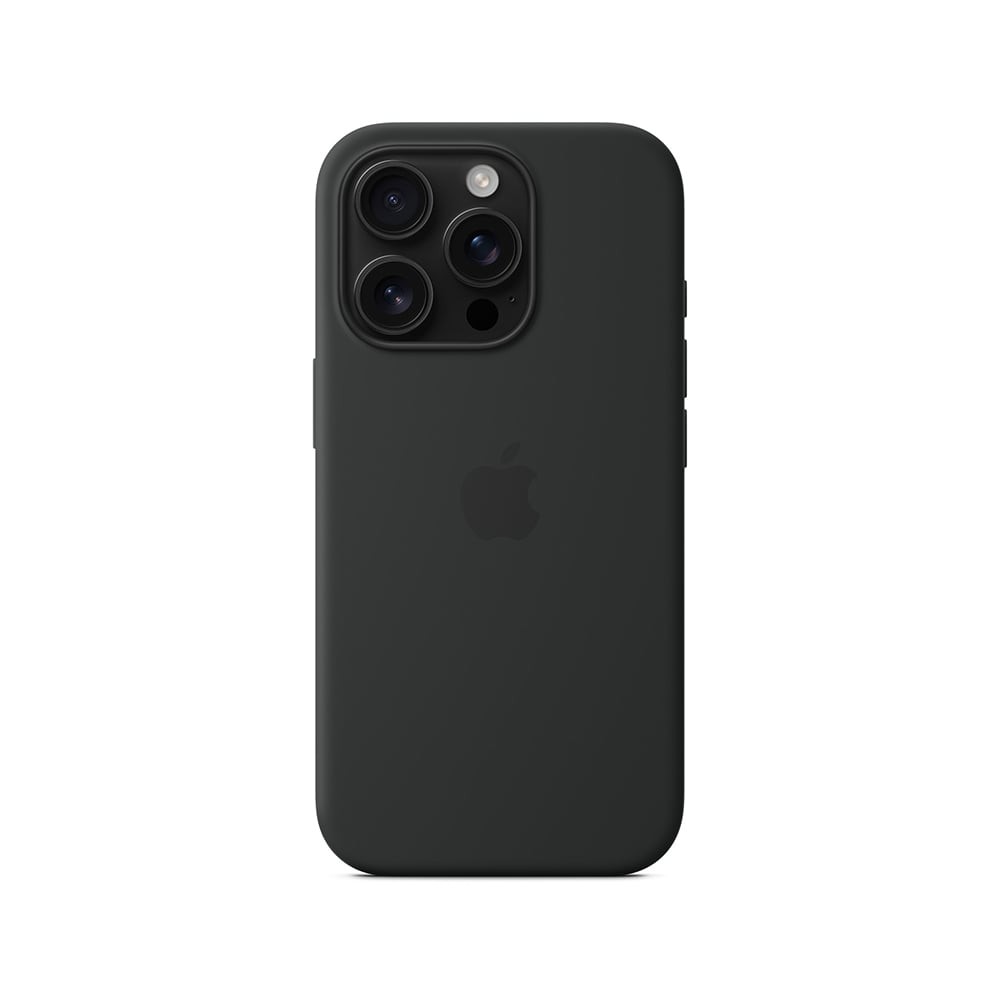 Apple iPhone 16 Pro Silicone Case with MagSafe - Black