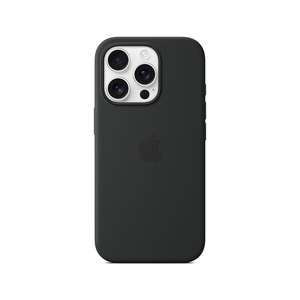 Apple iPhone 16 Pro Silicone Case with MagSafe - Black