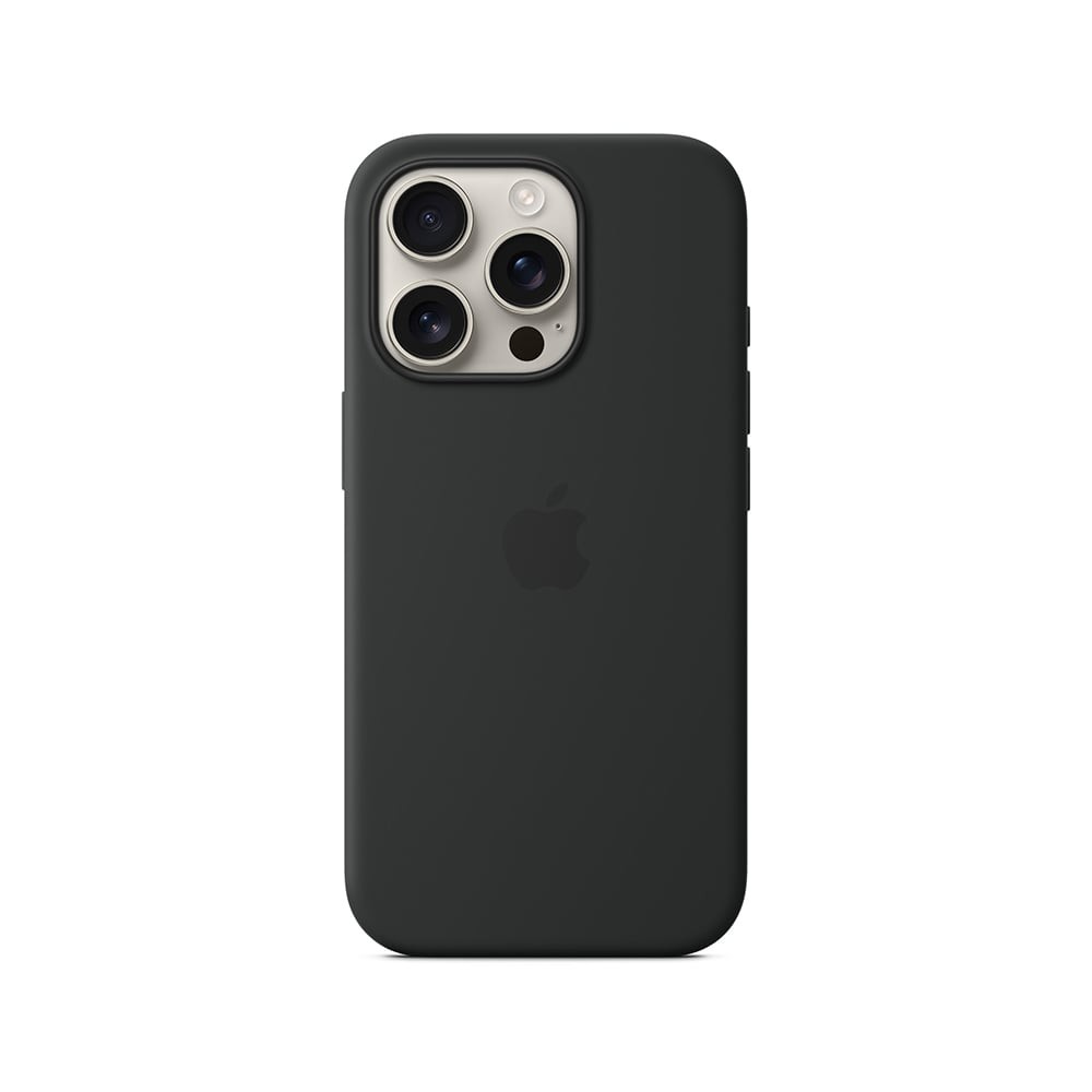 Apple iPhone 16 Pro Silicone Case with MagSafe - Black