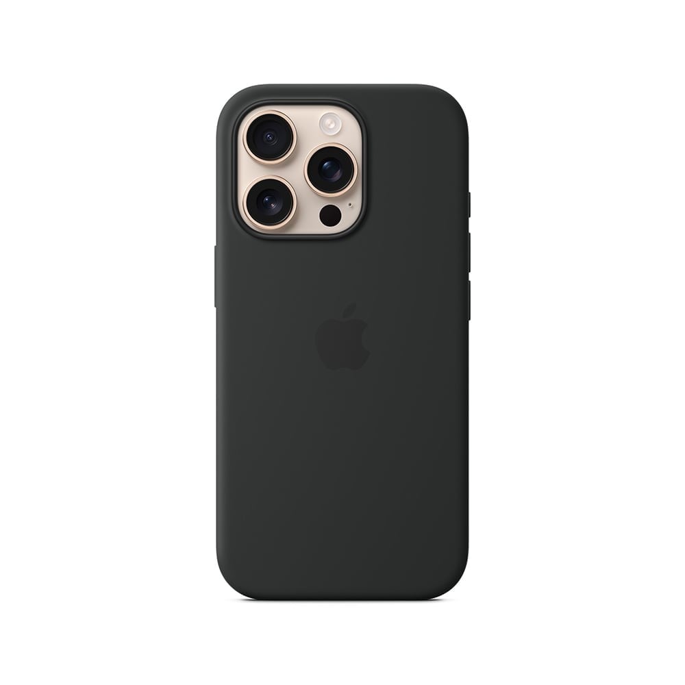 Apple iPhone 16 Pro Silicone Case with MagSafe - Black