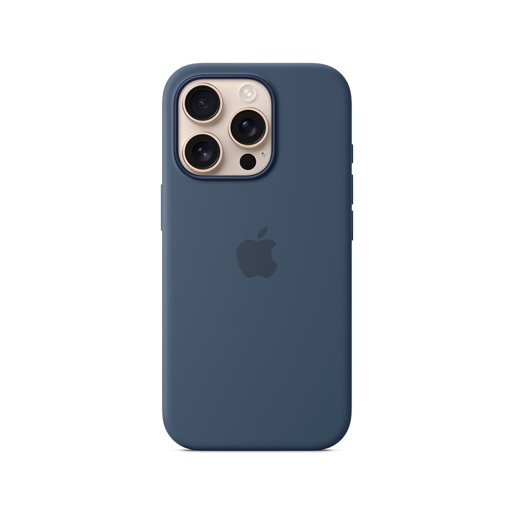 Apple iPhone 16 Pro Silicone Case with MagSafe - Denim