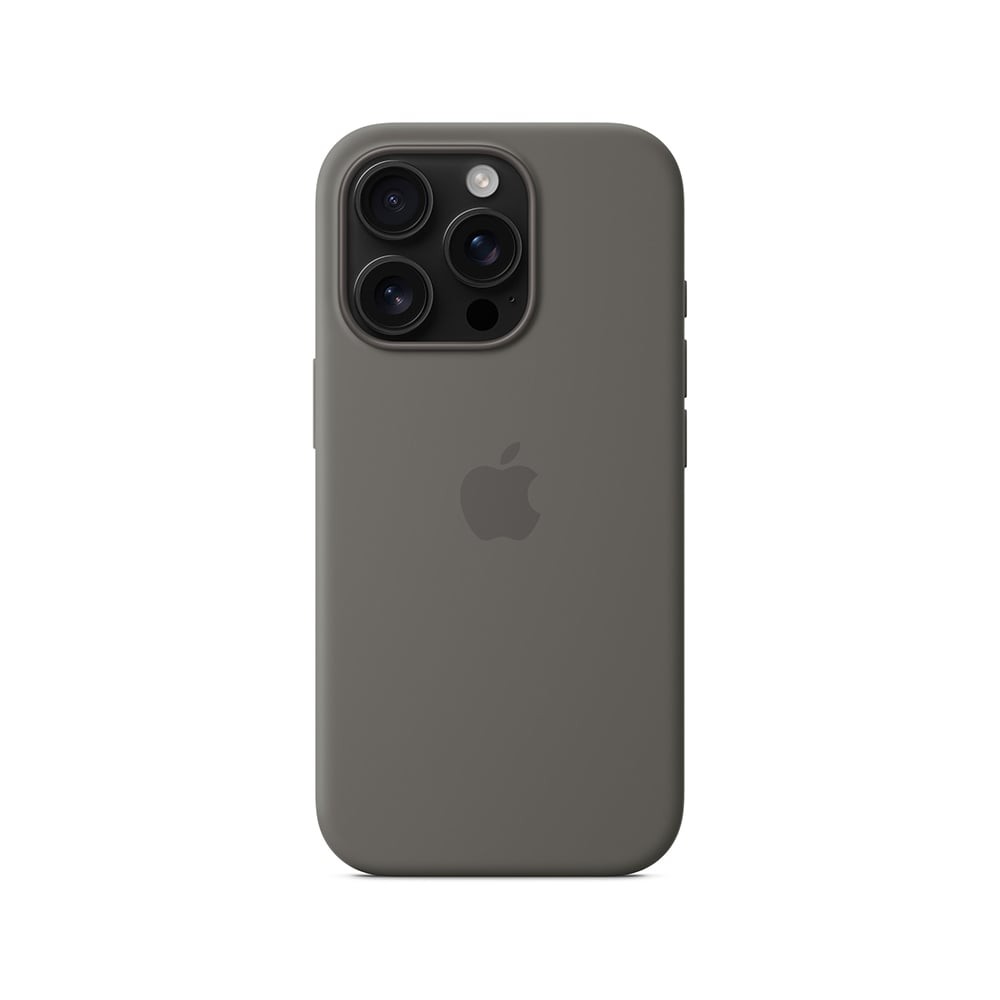 Apple iPhone 16 Pro Silicone Case with MagSafe - Stone Gray