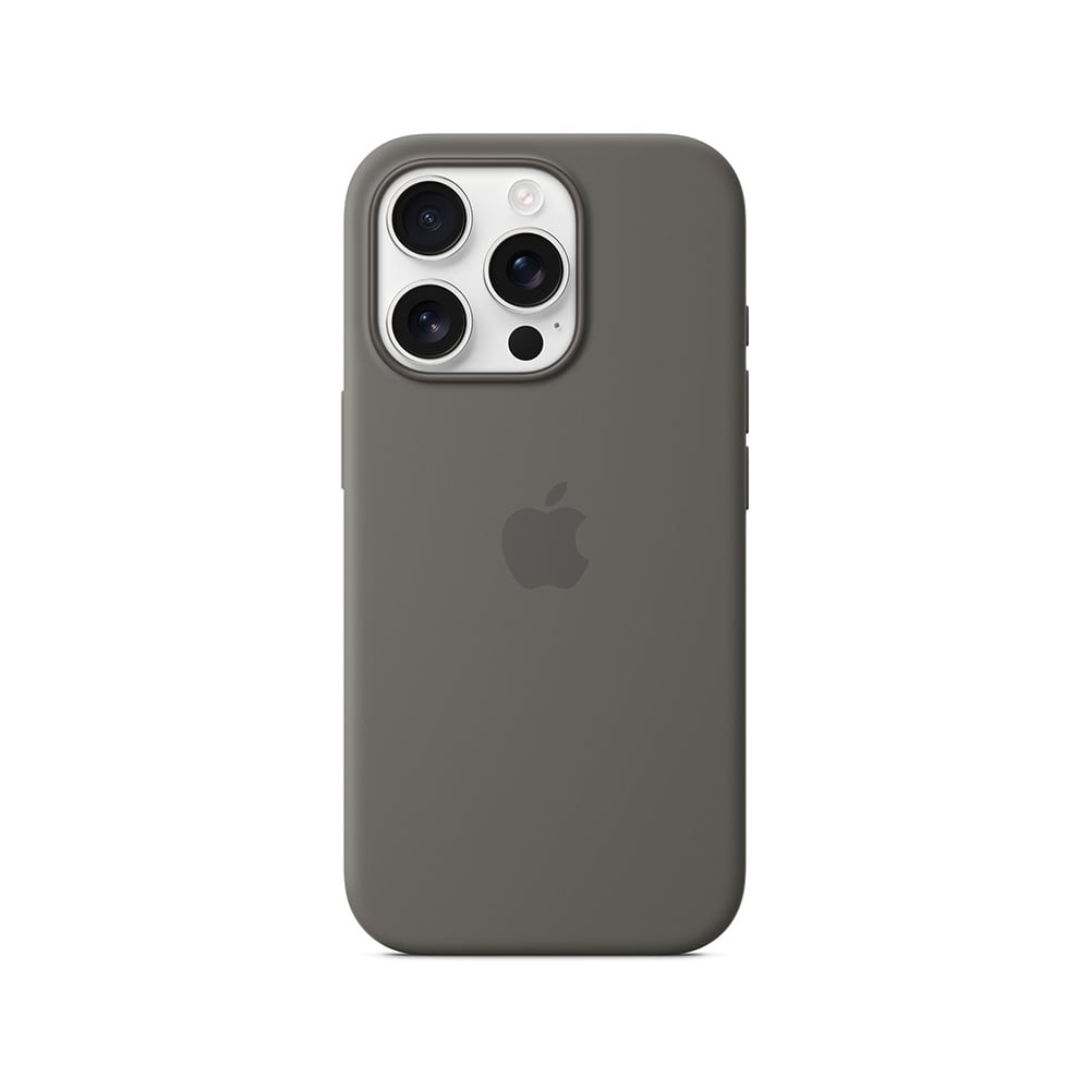 Apple iPhone 16 Pro Silicone Case with MagSafe - Stone Gray