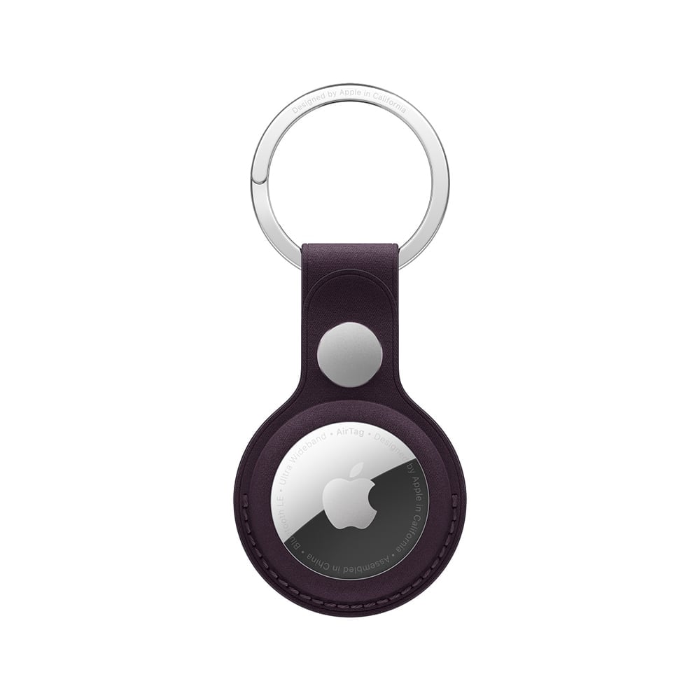 Apple AirTag FineWoven Key Ring - Blackberry