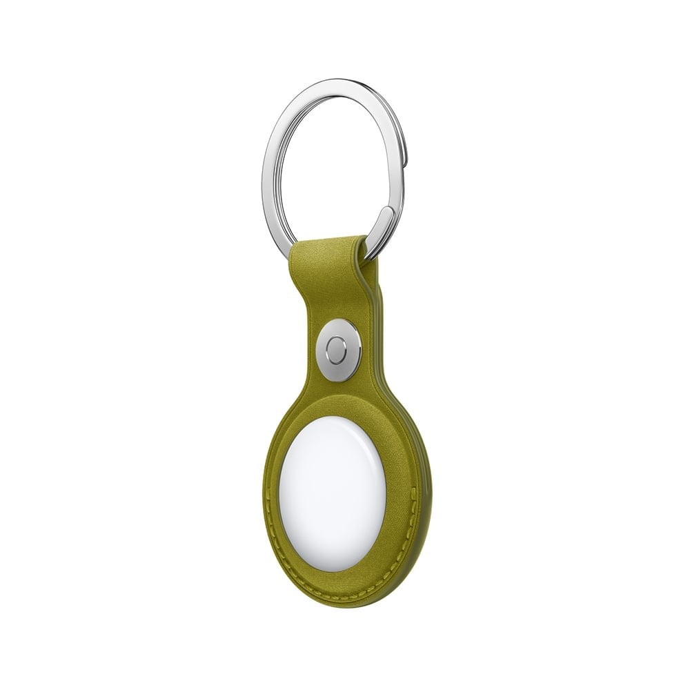 Apple AirTag FineWoven Key Ring - Chartreuse