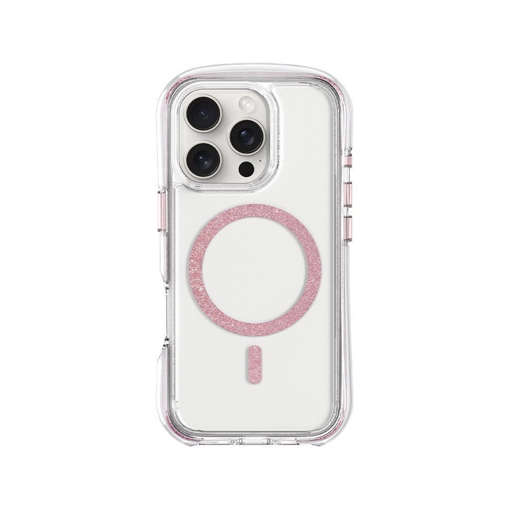 เคส LAUT iPhone 16 Pro Max Aero Sparkle Crystal Pink