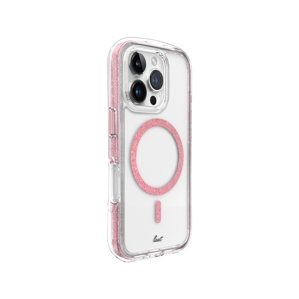 เคส LAUT iPhone 16 Pro Max Aero Sparkle Crystal Pink