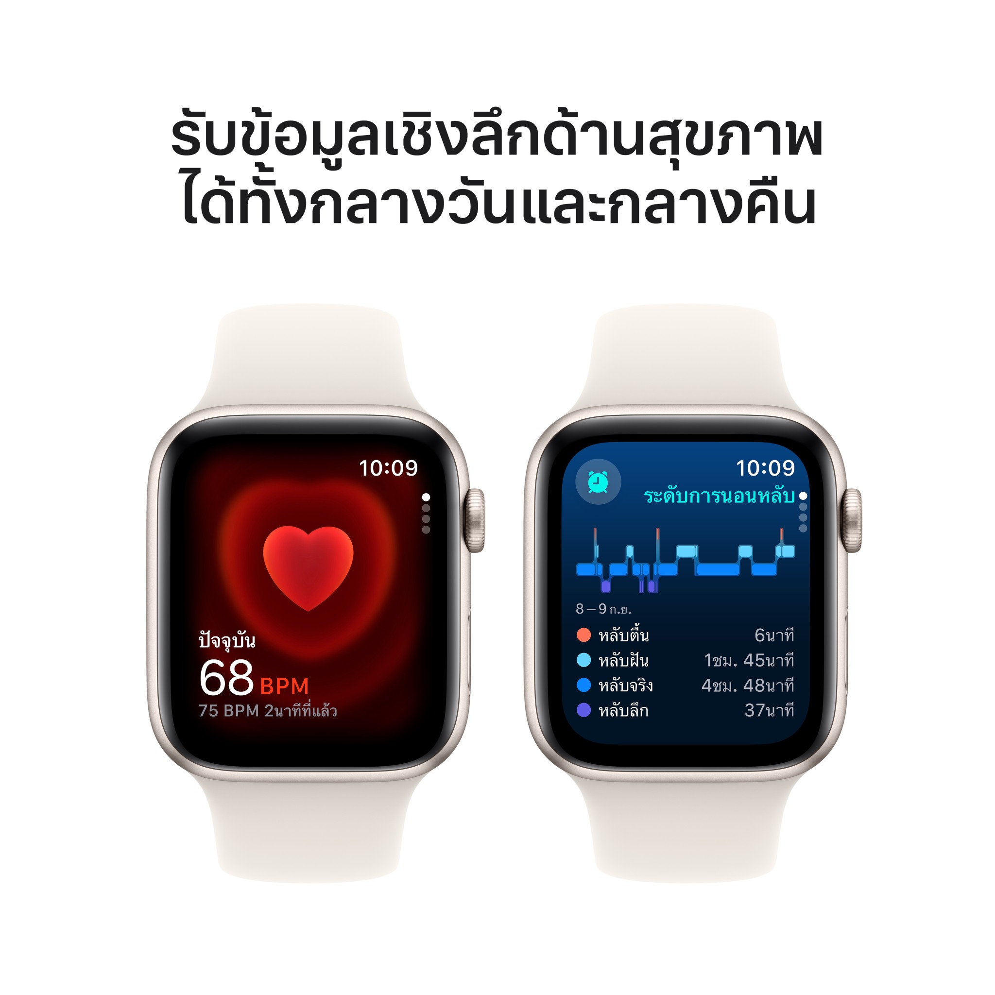 Apple Watch SE GPS + Cellular 44mm Starlight Aluminium Case with ...