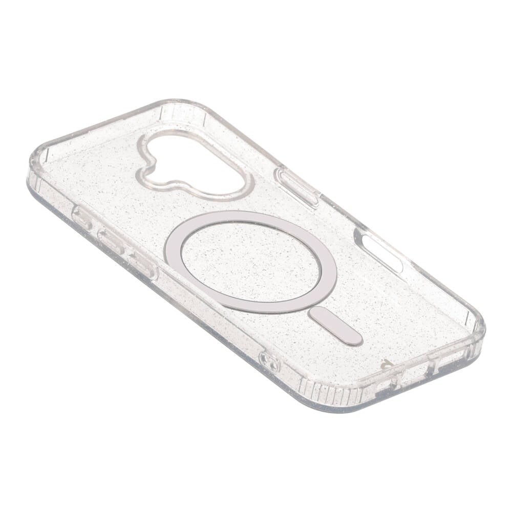 เคส Blue Box iPhone 16 Grey Glitter with Magnetic