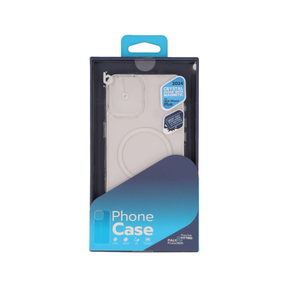 เคส Blue Box iPhone 16 Plus Crystal clear 1.6 mm with Magnetic