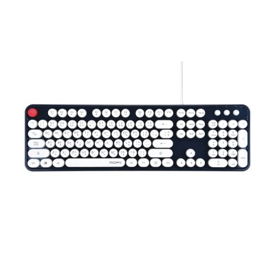 คีย์บอร์ด MOFII Wired Keyboard SWEET K Retro DARKBLUE