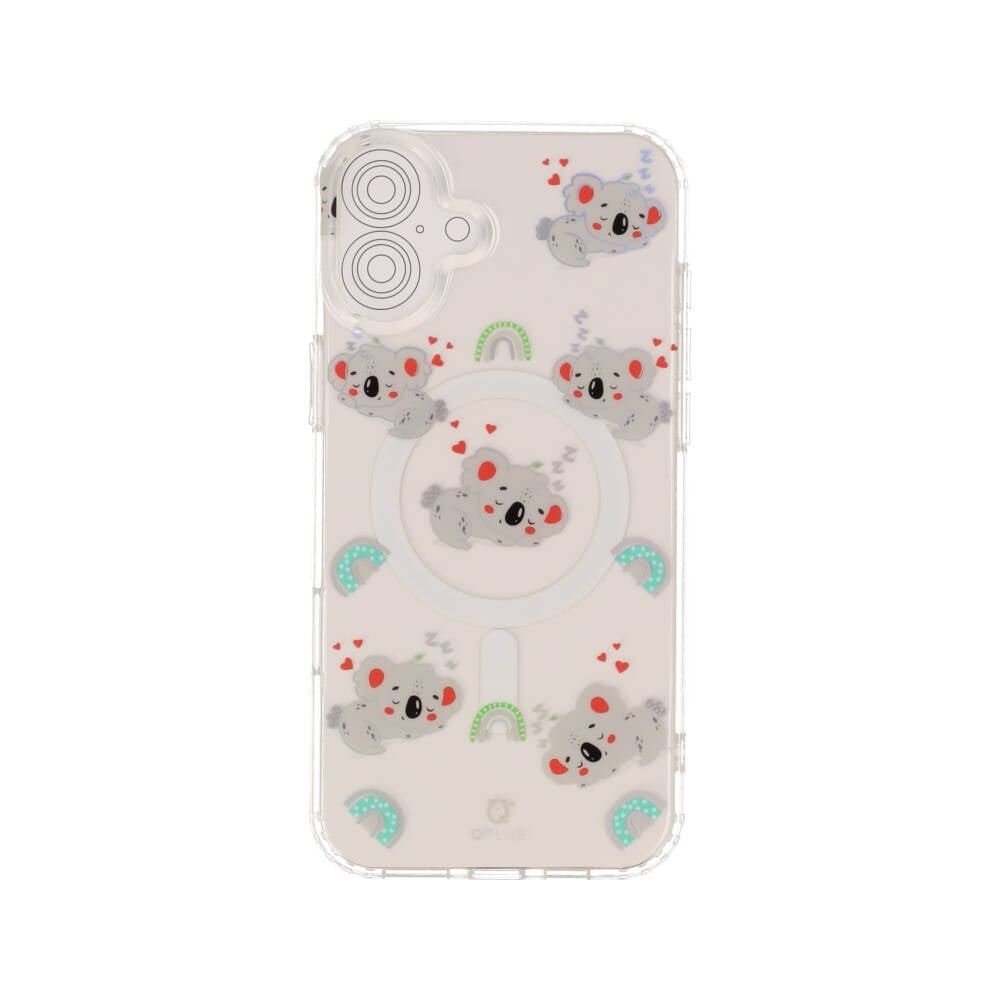 เคส QPLUS iPhone 16 Plus Koala Clear with Magnetic