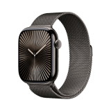 Apple Watch Series 10 GPS + Cellular 46mm Slate Titanium Case with Slate Milanese Loop - M/L