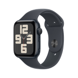 Apple Watch SE GPS 44mm Midnight Aluminium Case with Midnight Sport Band - M/L