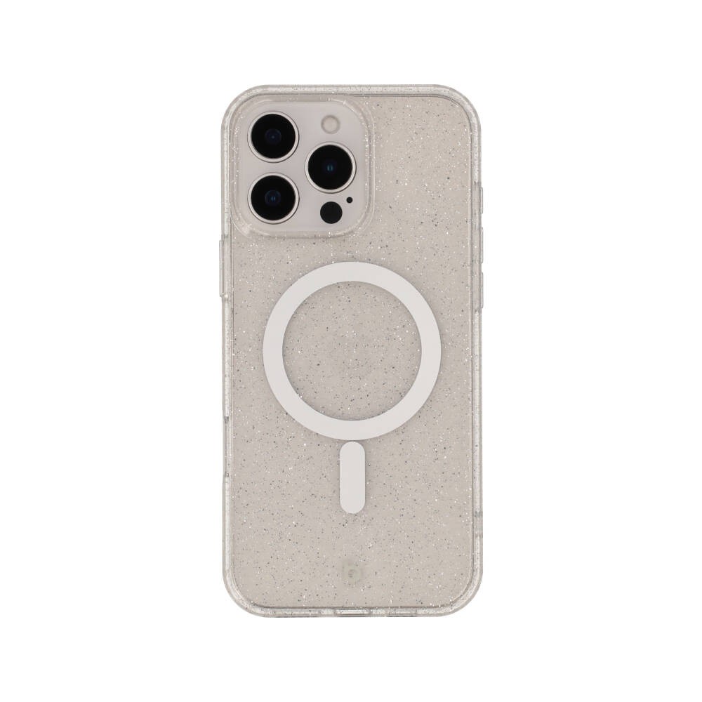 เคส Blue Box iPhone 16 Pro Max Grey Glitter with Magnetic