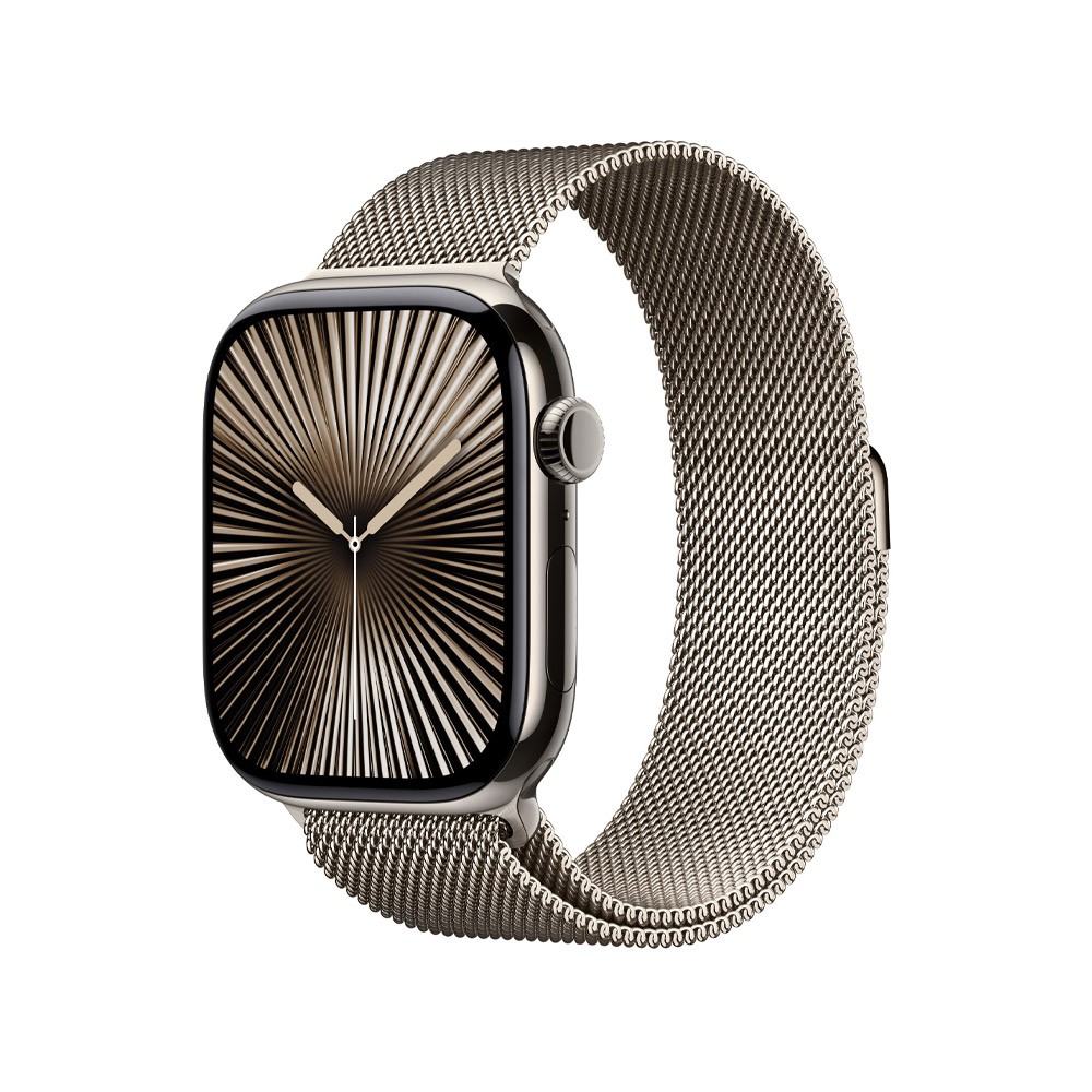 Apple Watch 46mm Natural Milanese Loop - S/M