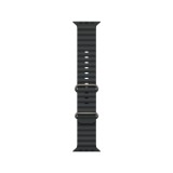 Apple Watch 49mm Black Ocean Band - Natural Titanium Finish